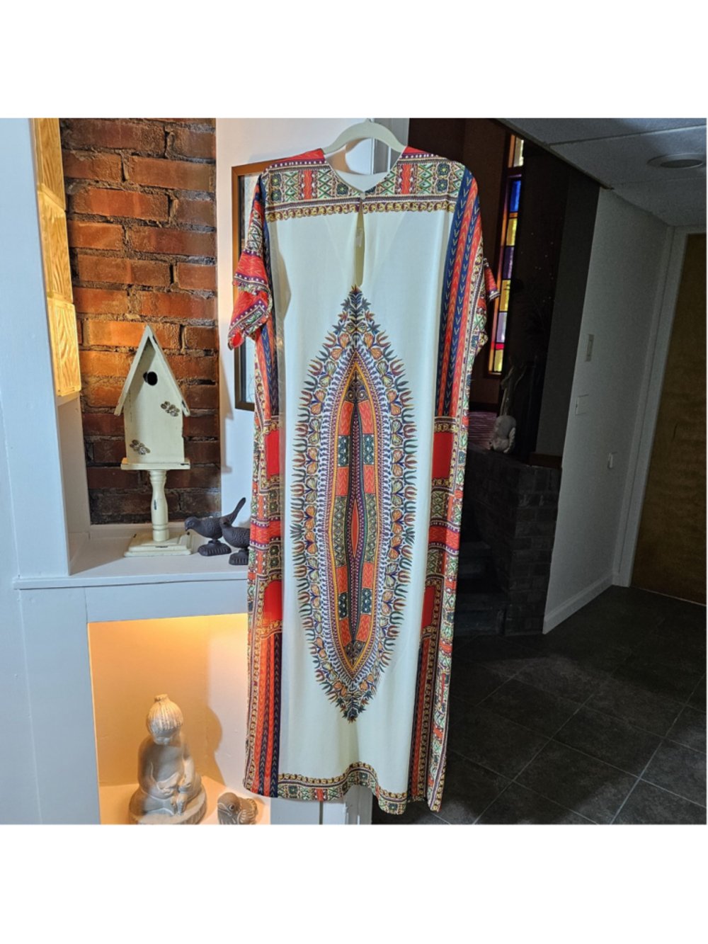 Vintage Kaftan Caftan Dress Comfort and Stylish One Size